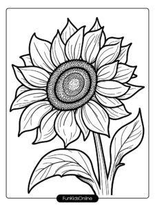 sunny sunflower design